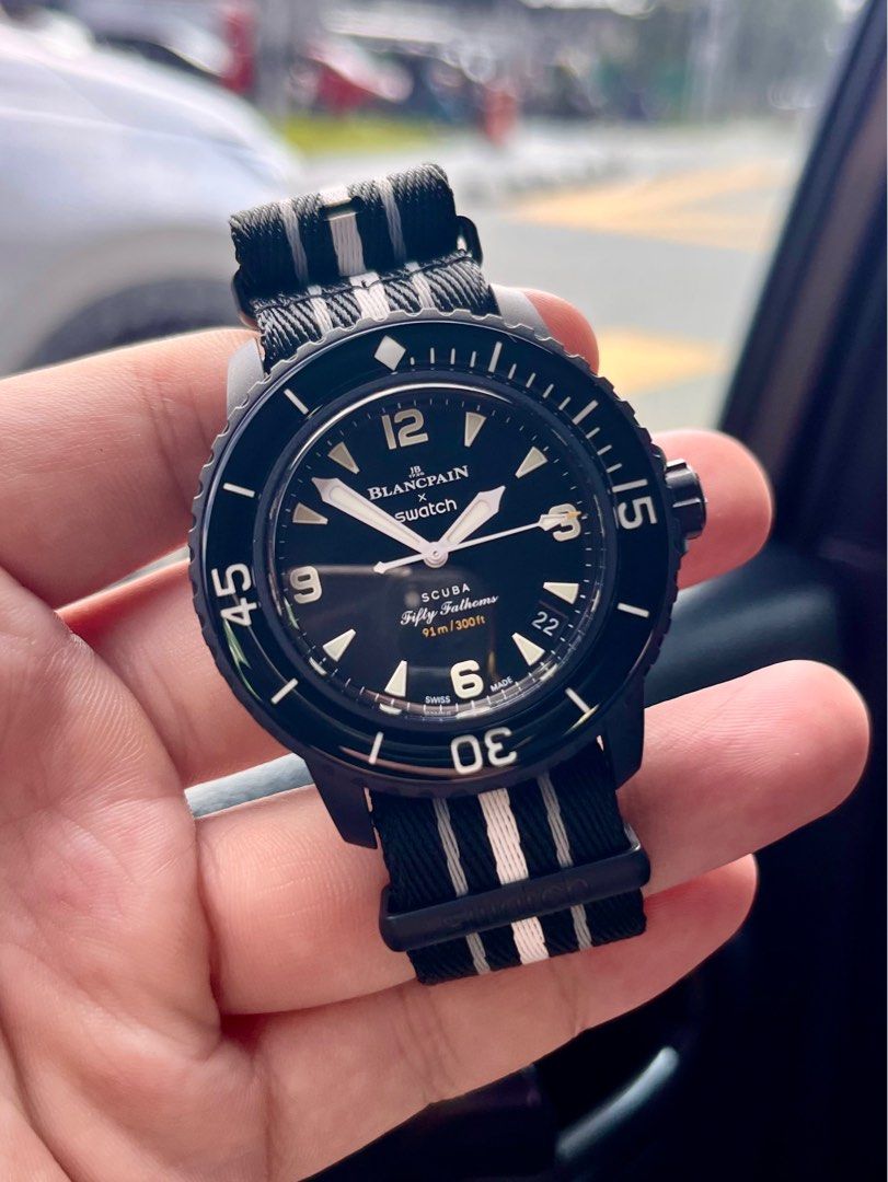 BLANCPAIN × Swatch OCEAN OF STORMS 品揃え豊富で - 時計