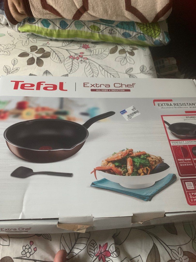 Tefal Extra chef 28cm Wok, Furniture & Home Living, Kitchenware ...