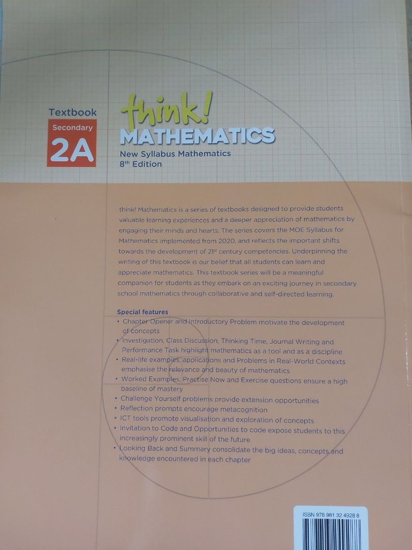 Think mathematics 2a textbook hobbies toys books magazines