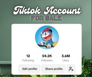 Tiktok account for Sale