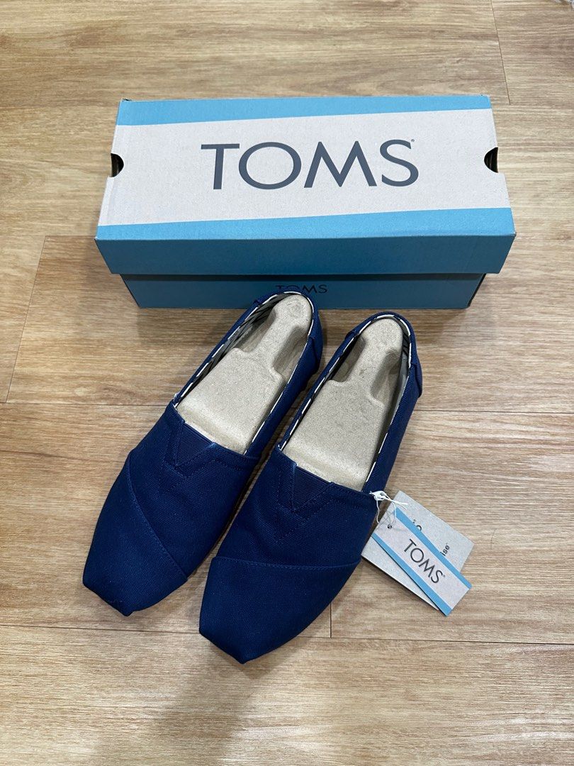 Mens blue clearance toms shoes