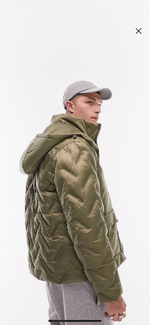 Topman padded jacket discount