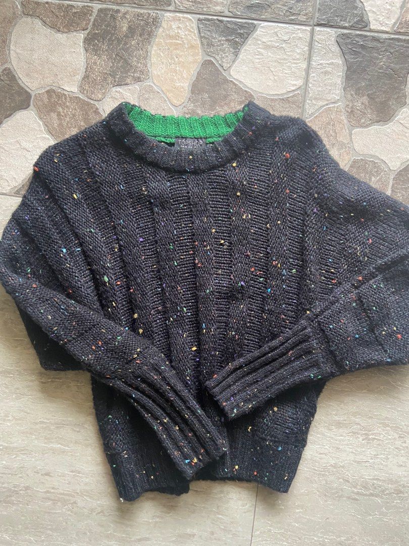 Rainbow speckled sweater hotsell