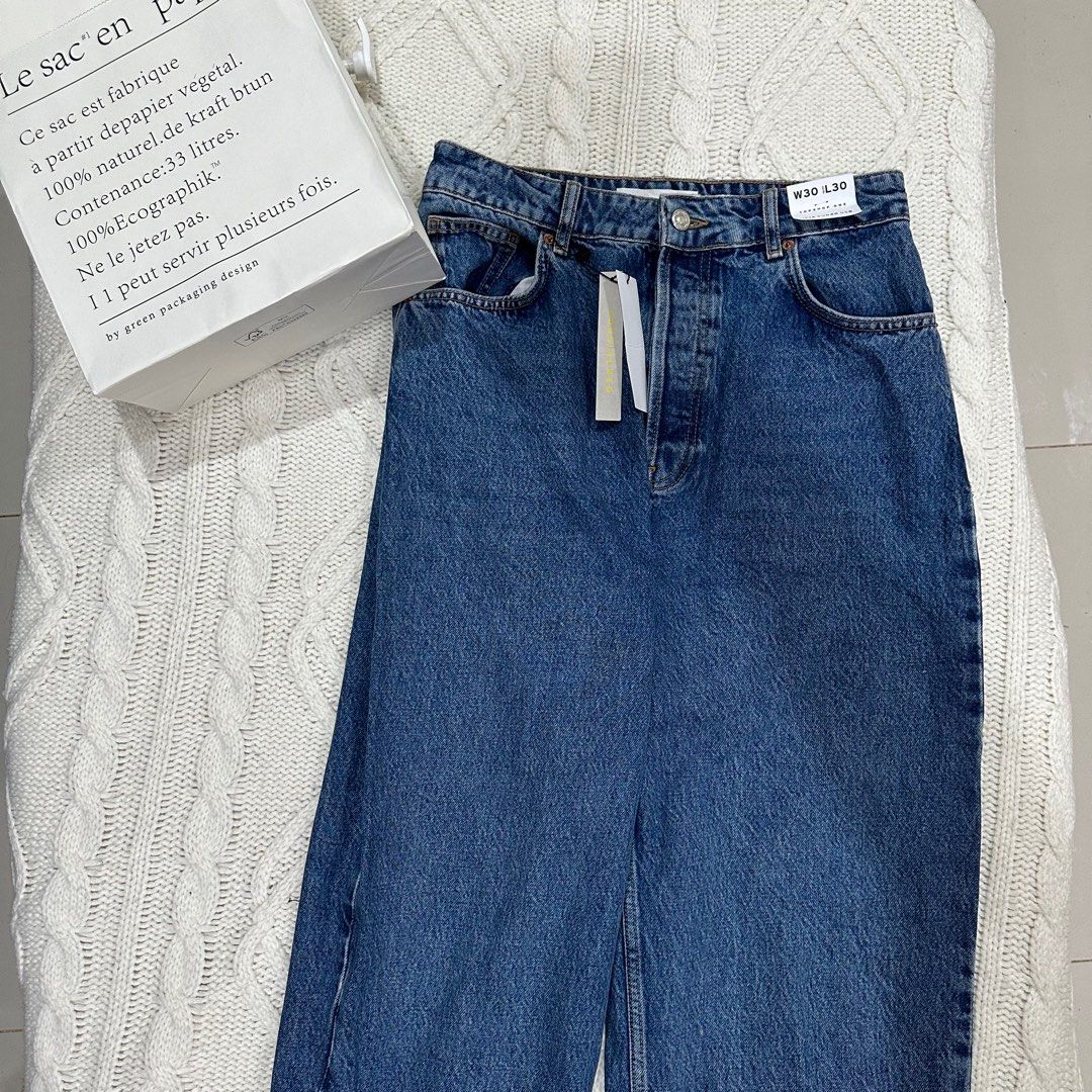 BNWT Zara Baby Blue Pants, Women's Fashion, Bottoms, Jeans & Leggings on  Carousell