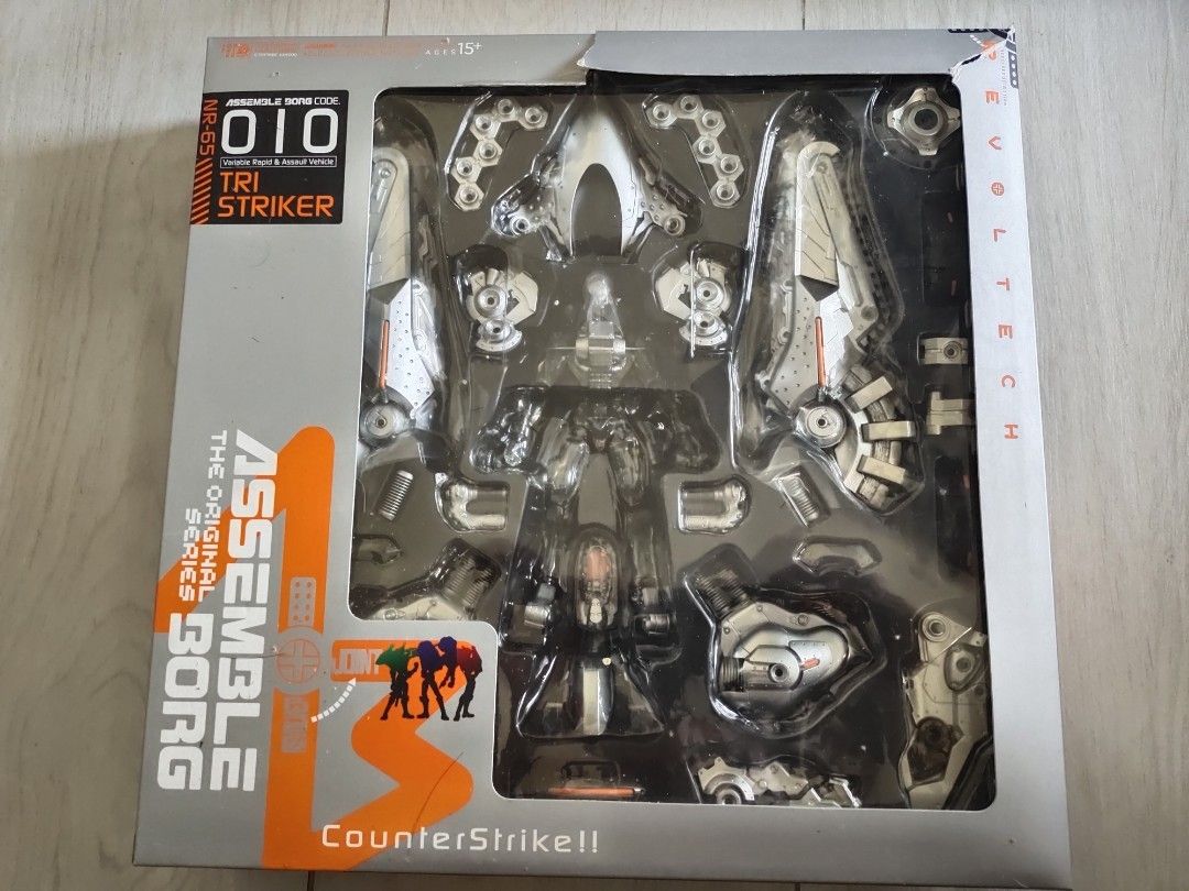 も*ゆ様 Assemble Borg 010 Tri Striker Tri Striker 010 Assemble Borg Nexus Kaiyodo 海洋堂, 玩具收藏品, 手