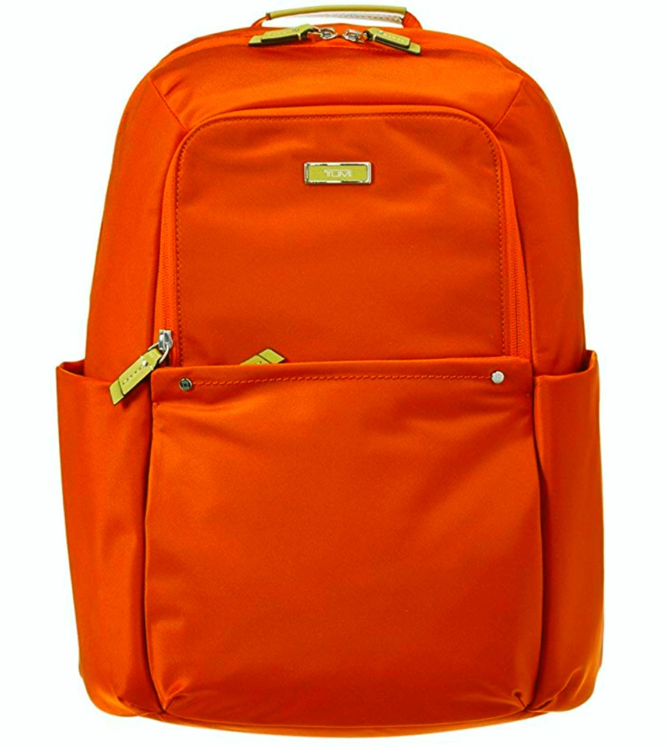 TUMI Andora Backpack with Laptop Compartment Orange