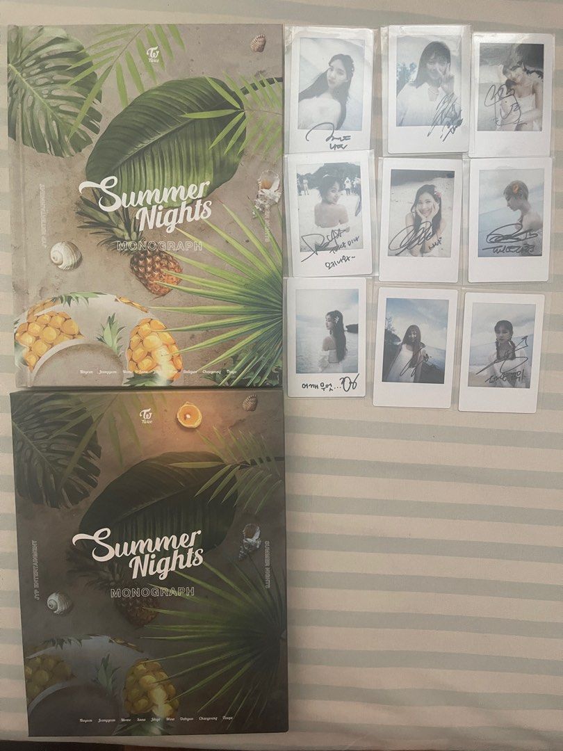 TWICE monograph summer nights K-POP・アジア TWICE MONOGRAPH Summer