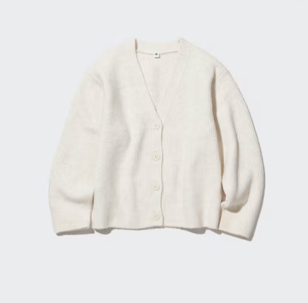 White cardigan kids top