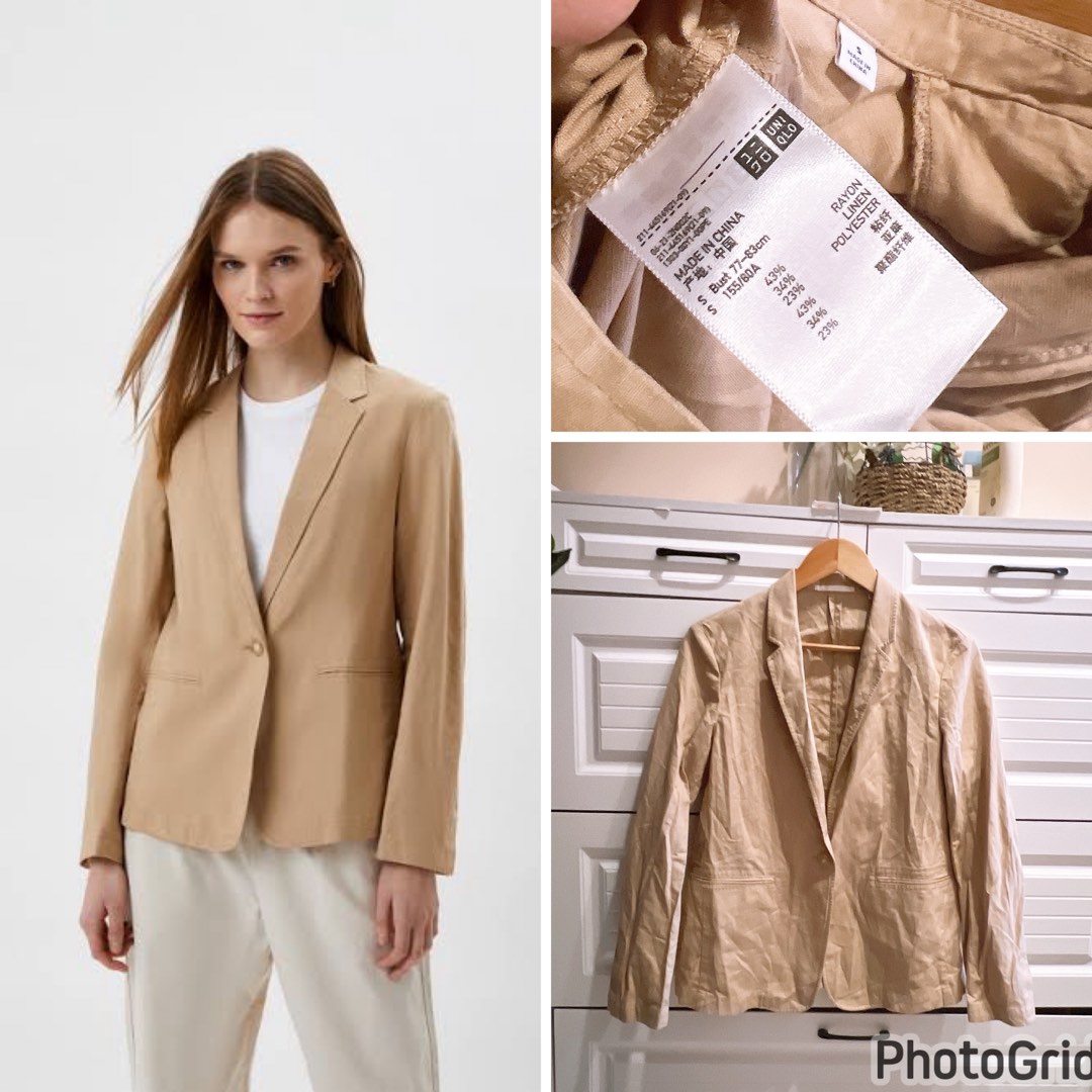 Uniqlo linen blazer cheap