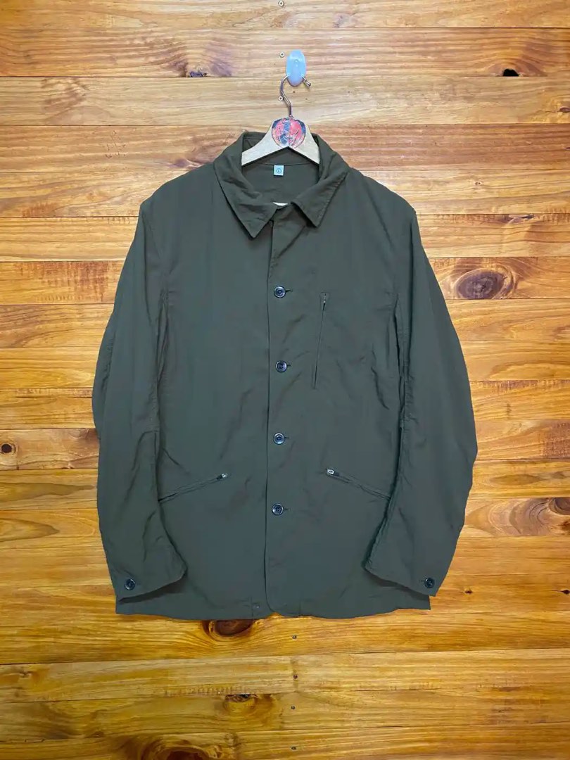 Uniqlo Sage Green utility Jacket Men s Fashion Coats Jackets