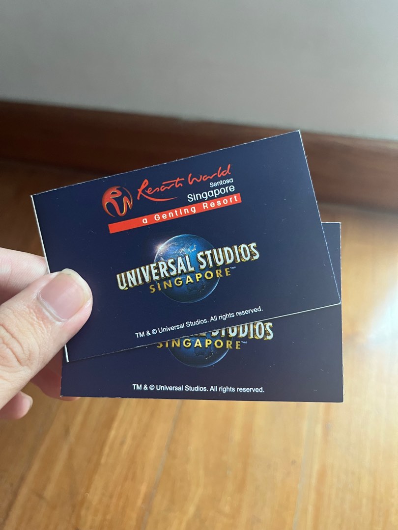 Universal Studios Tickets(USS), Tickets & Vouchers, Local Attractions & Transport on Carousell