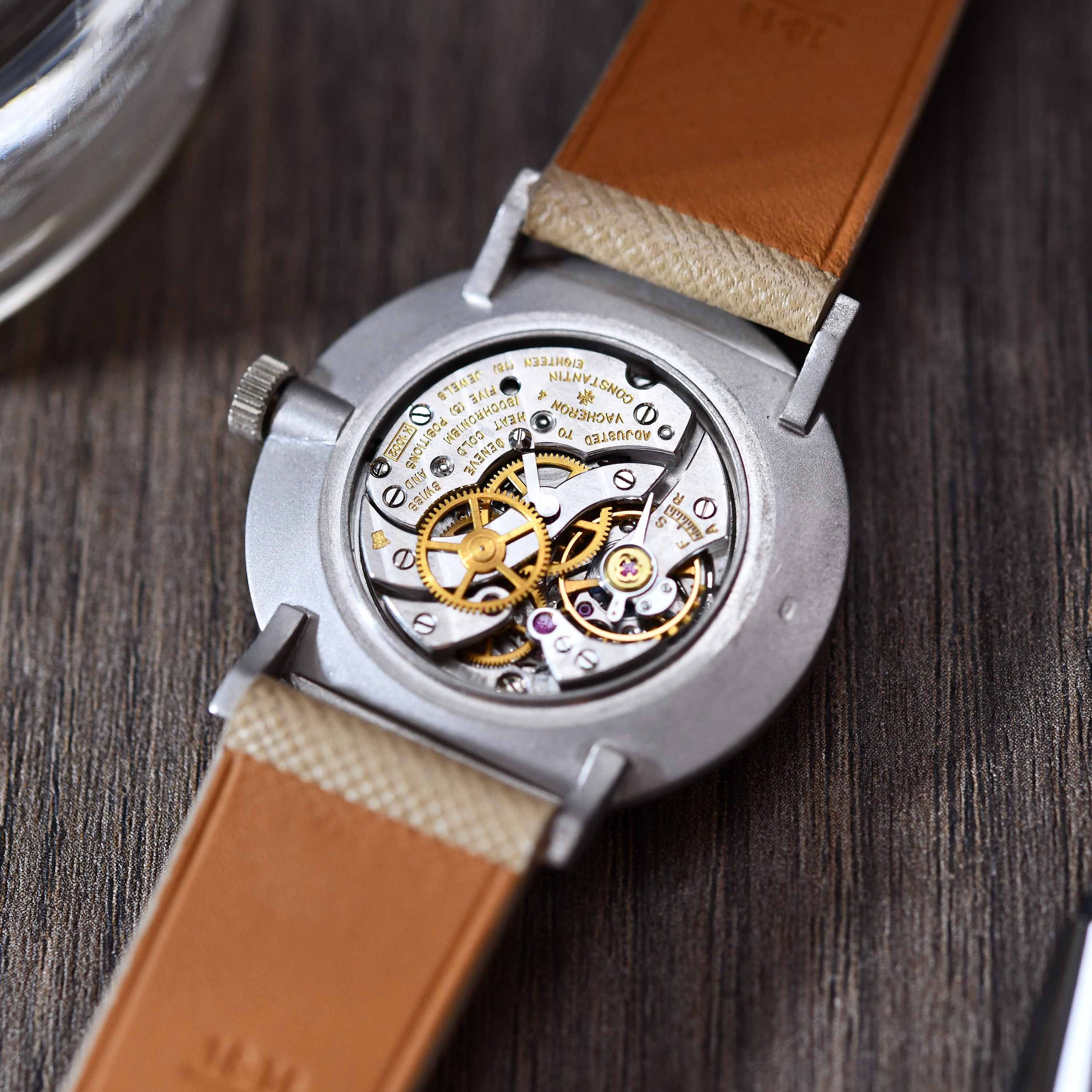 Silver dial dress watch hot sale