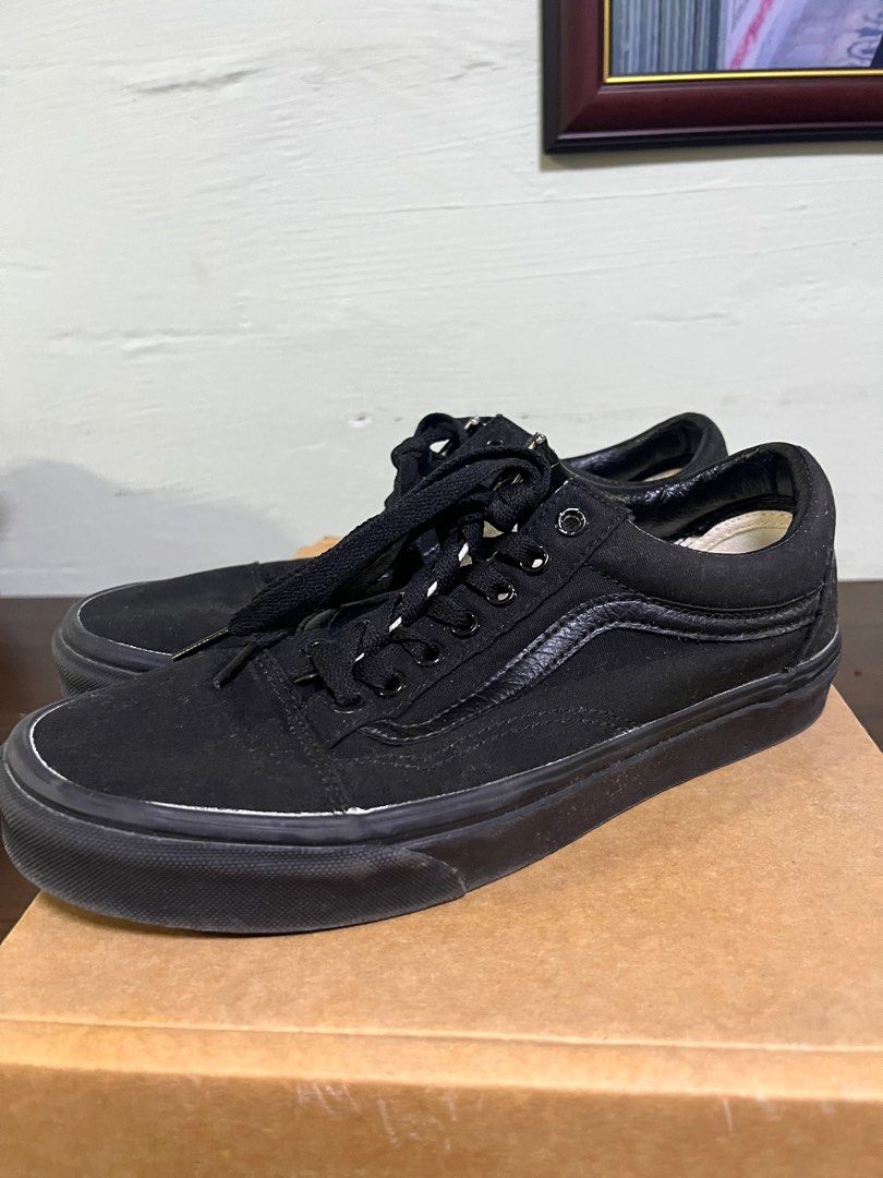 Fully black new arrivals vans