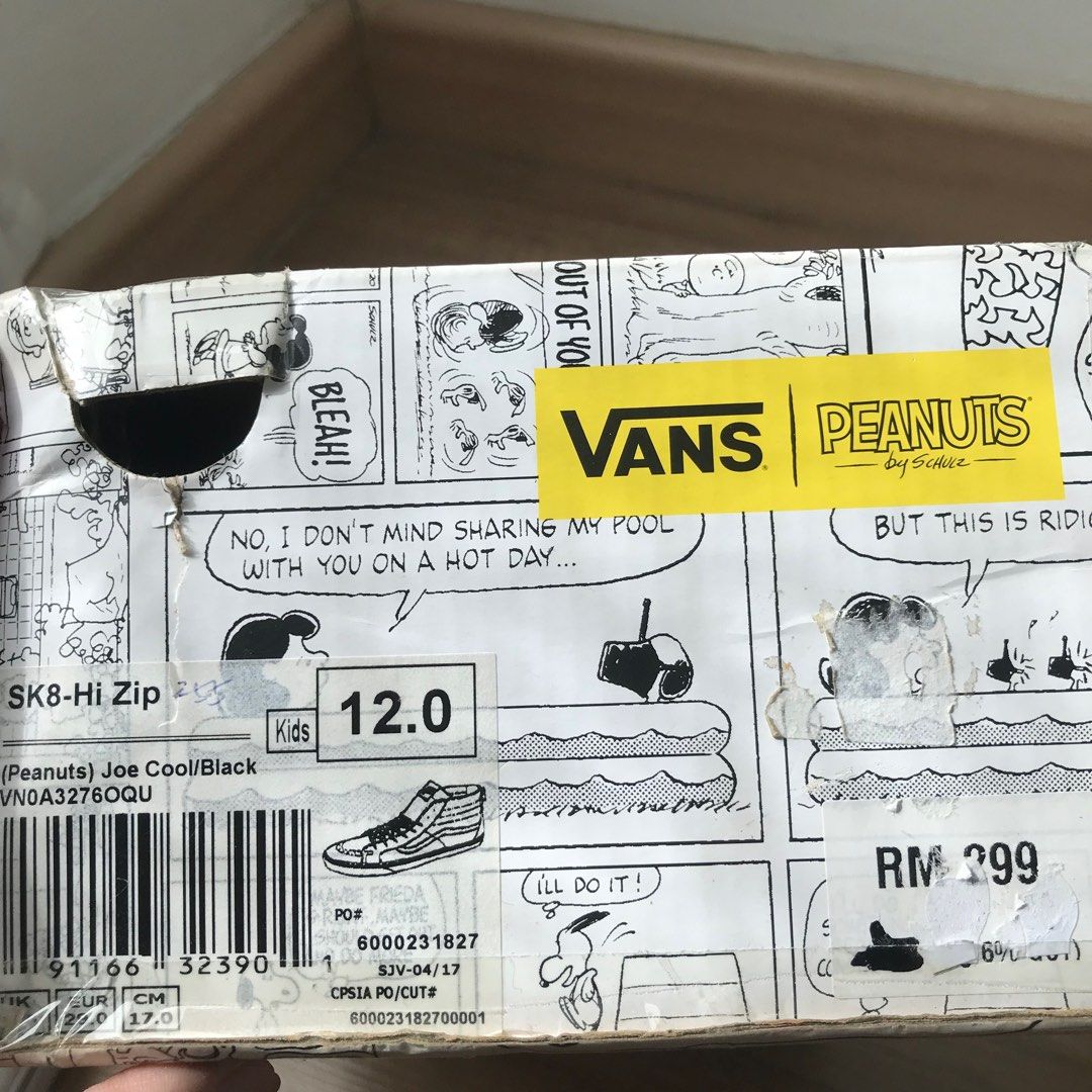 Vans Peanuts Kids Babies Kids Babies Kids Fashion on Carousell