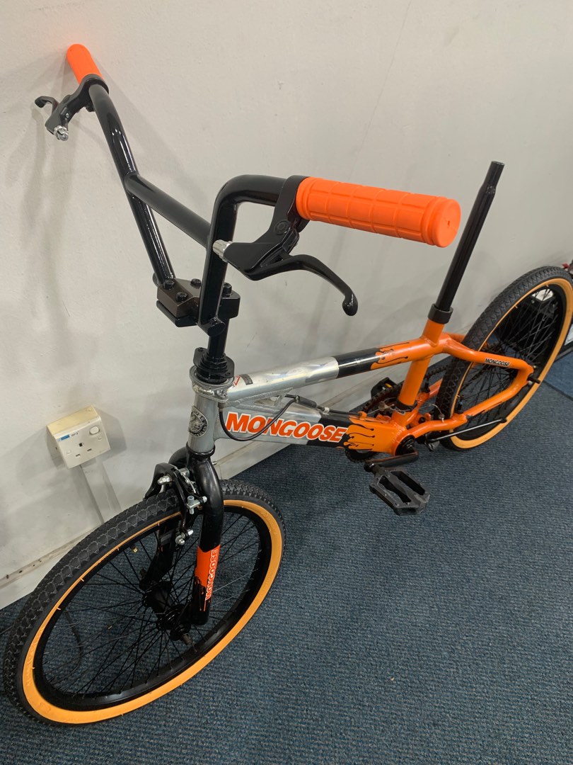 Mongoose bmx orange and black hotsell