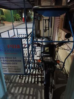 Water Refilling Station Equipment and Delivery Motor cycle