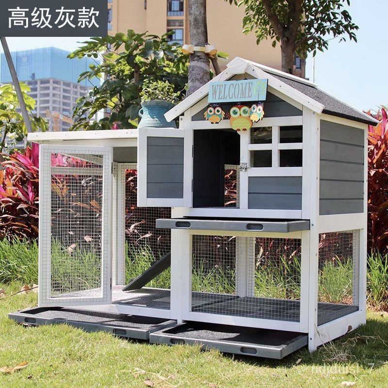 Waterproof Luxury Villa Outdoor Rabbit Nest Pet Cage Pigoen Cage Bird Cage  Doghouse Cath, Pet Supplies, Homes & Other Pet Accessories on Carousell