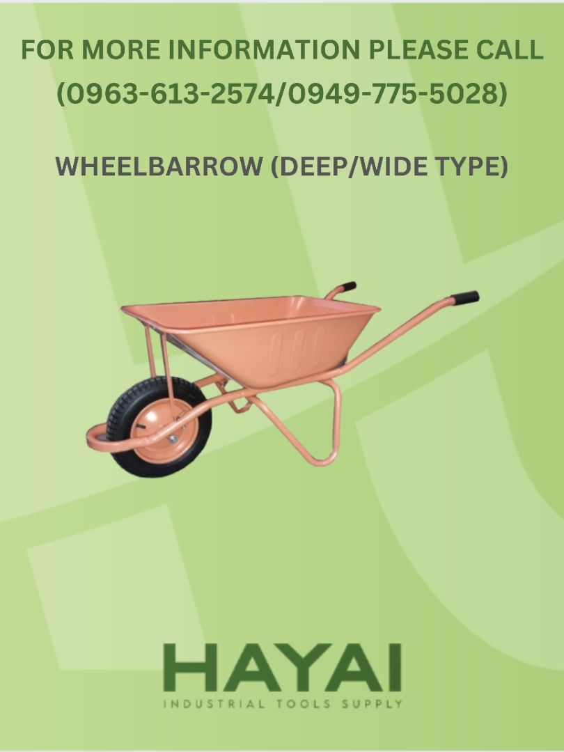 WHEELBARROW (DEEP/WIDE TYPE), Commercial & Industrial, Construction ...