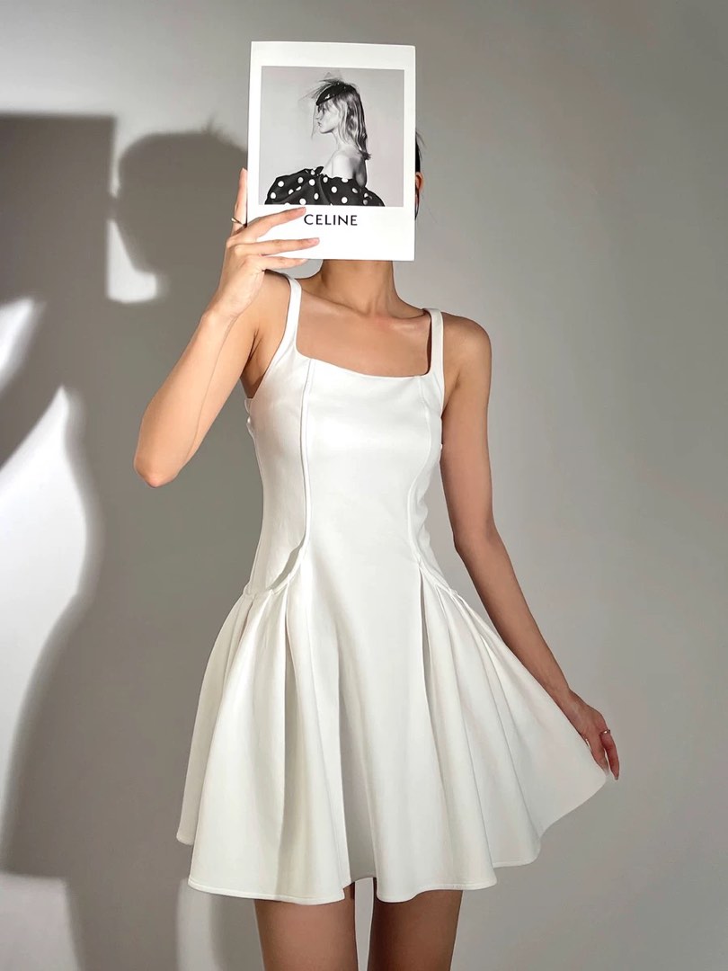 White 2025 dress clubwear