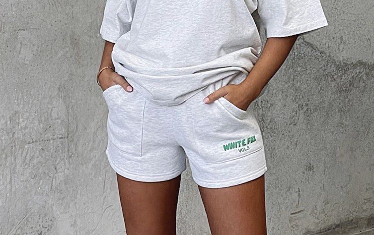 White and green clearance shorts