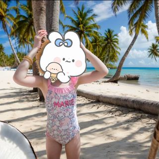 Girls bathing top suit sale