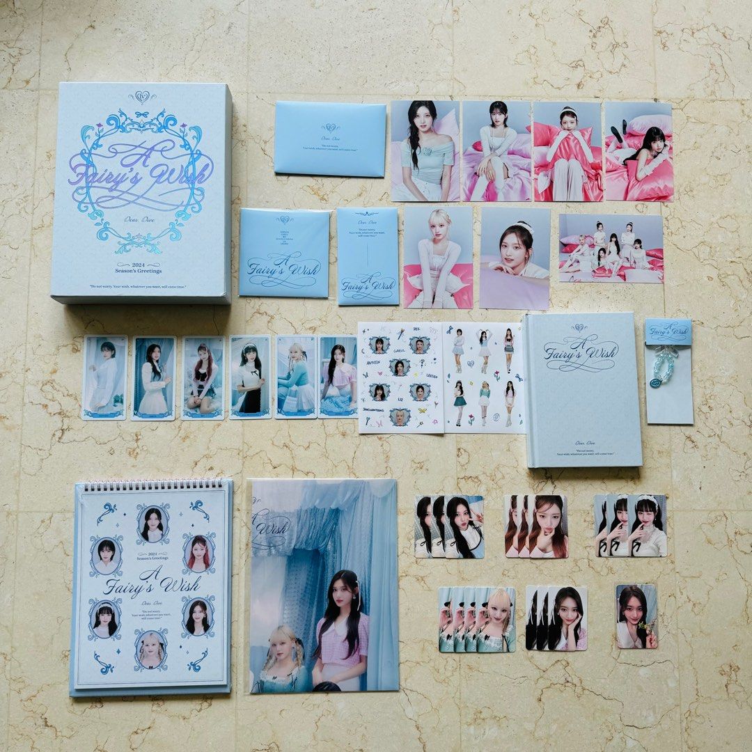 wts ive 2024 season’s greetings (misc + gaeul rei wonyoung liz leeseo