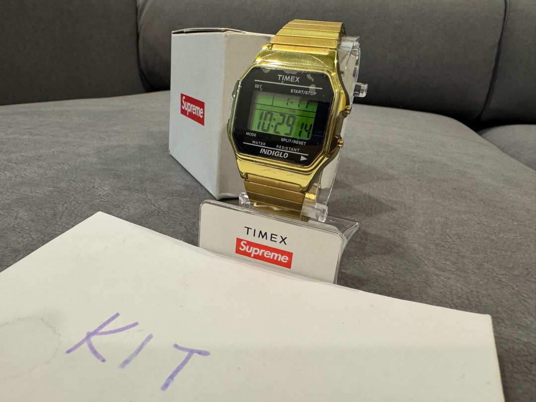 通販の公式 supreme timex digital watch gold silver | artfive.co.jp