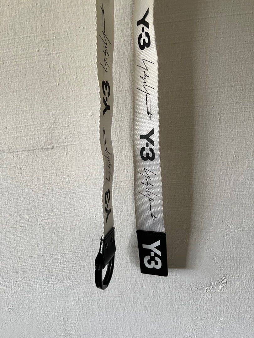 Y3 white belt sale