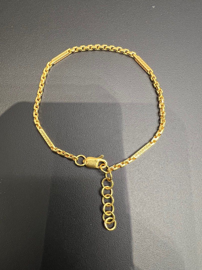 Chain bracelet gold best sale designs