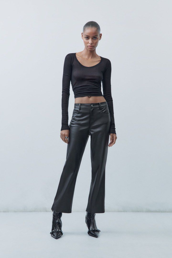 TWINSET snakeskin-effect Tapered Trousers - Farfetch