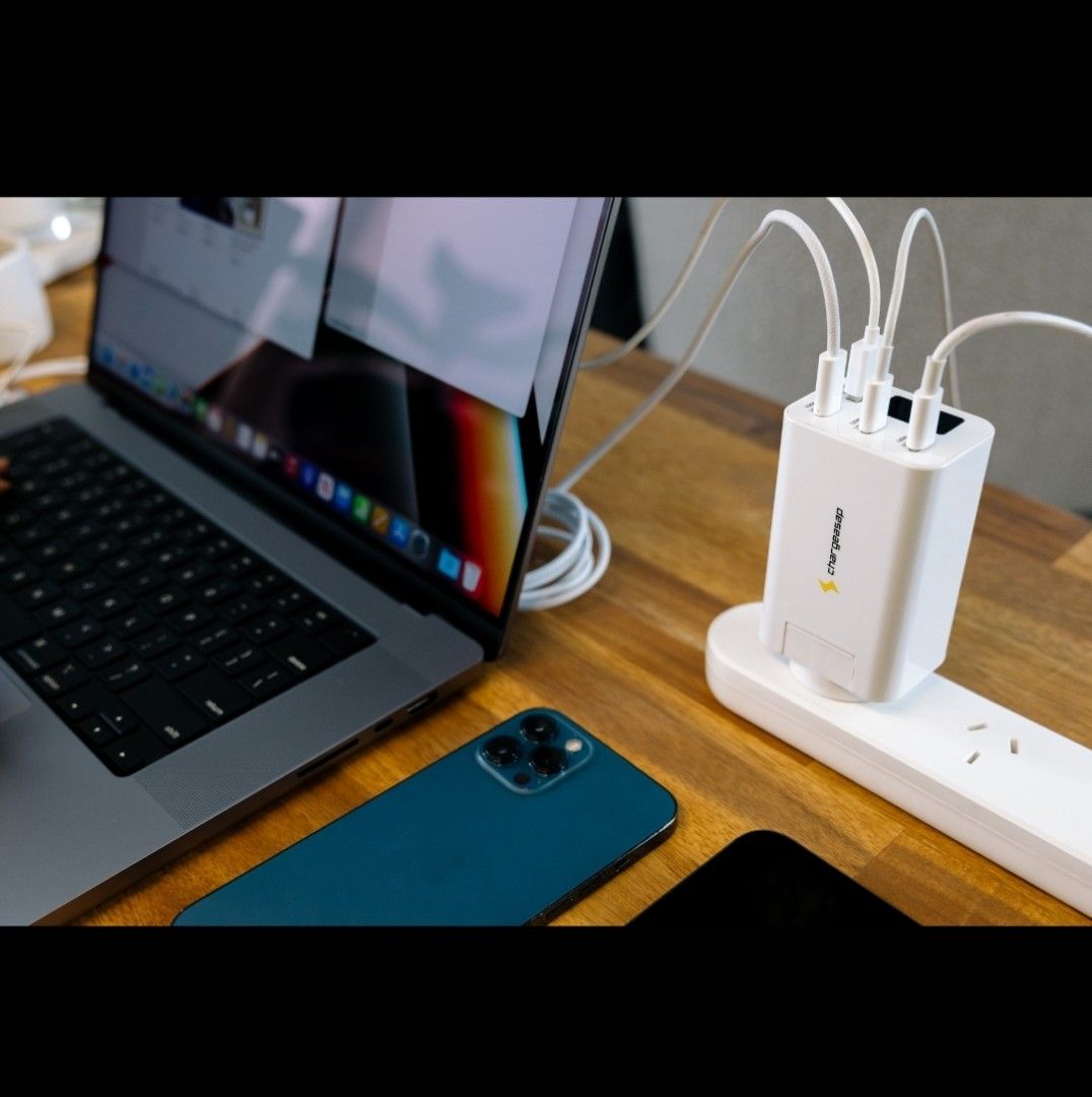 270W ZEUS USB-C GAN CHARGER With C1 PORT 140W Power Output+ 2M Fast ...