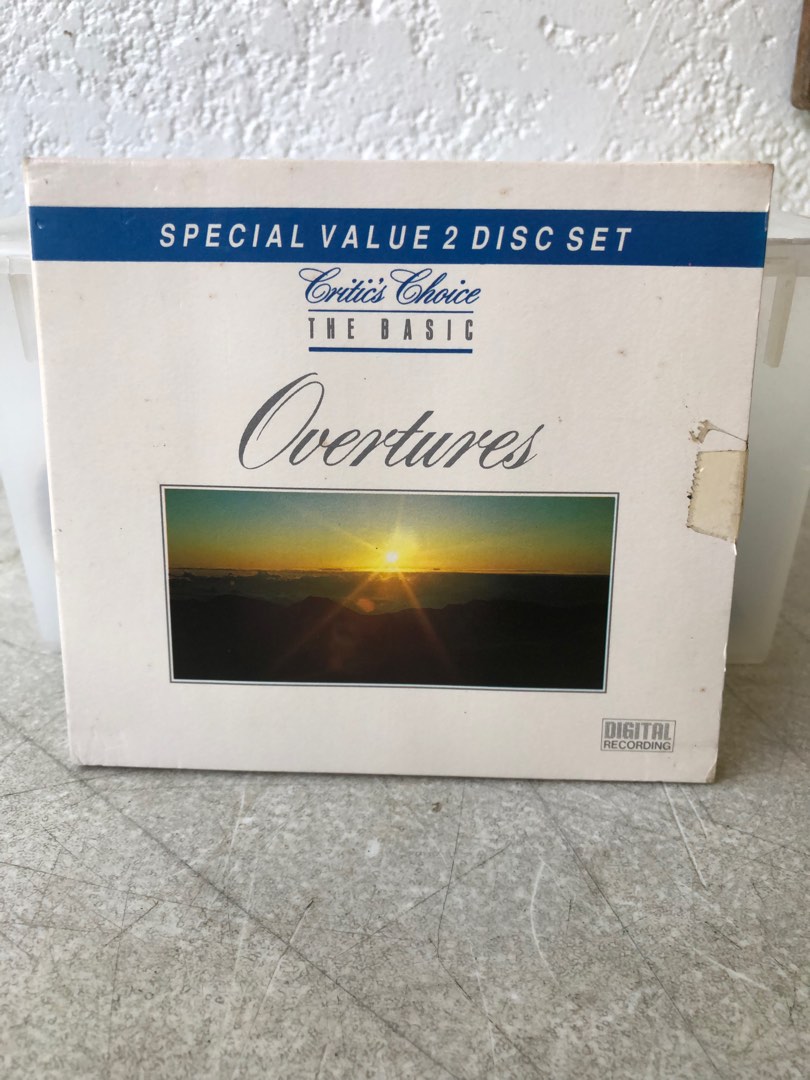 2CD Critic's Choice The Basic Overtures C2, Hobbies & Toys, Music