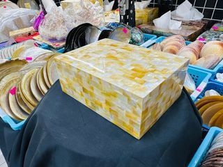 5x7in Jewelry Box - Yellow MOTHER OF PEARL