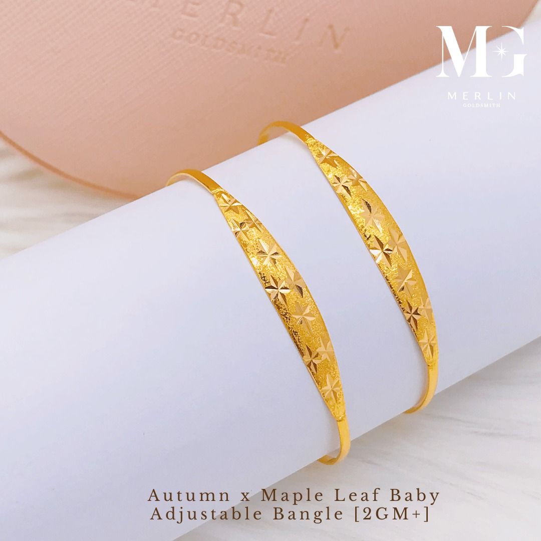Adjustable gold bangle for babies top