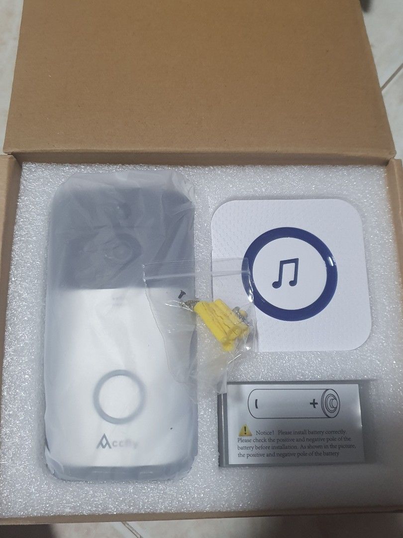 Accfly video sale doorbell manual