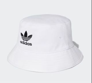 Adidas Adicolor Trefoil Bucket Hat (White)