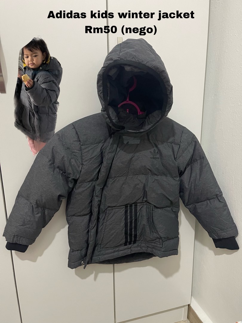 Adidas kids store winter jacket