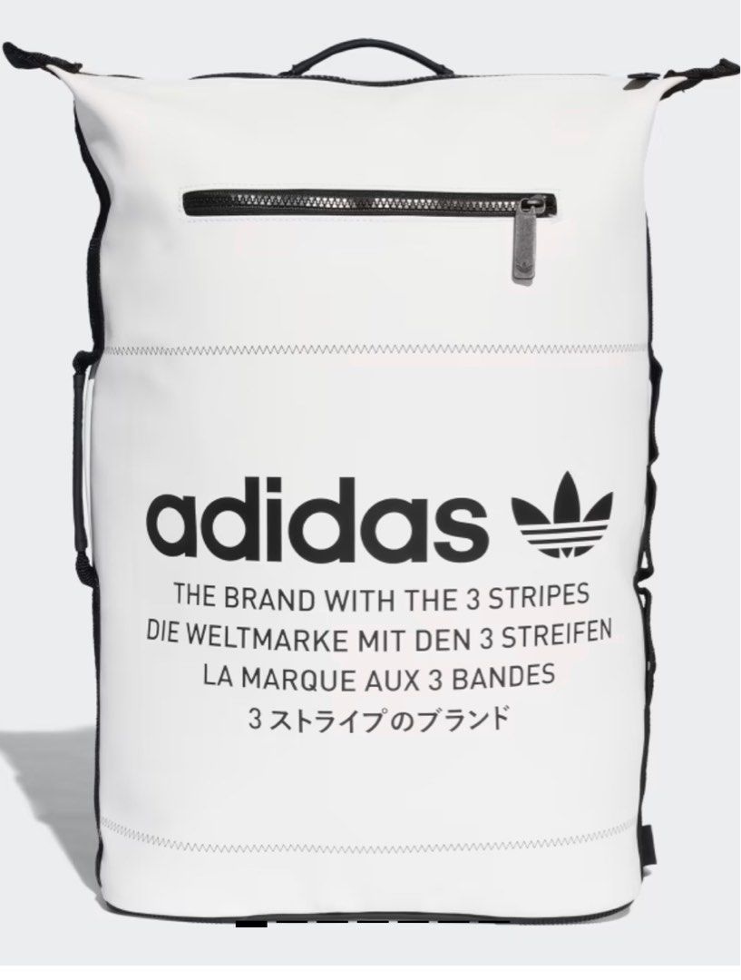 Adidas NMD white backpack Original Men s Fashion Bags
