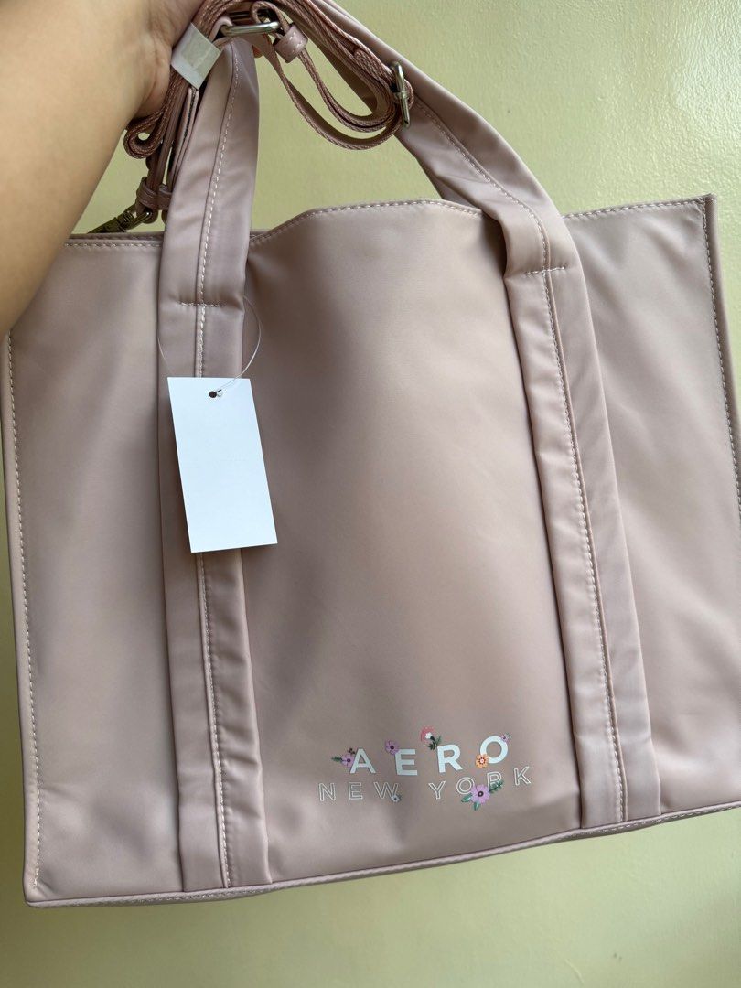 Aeropostale 2 Way Tote Bag (Category: Tote Bags) located in Makati City. Submitted by joannahmae (Listing ID 1278870318, Image 1). Description: Brand new Authentic from Aeropostale Online store Good for Office Bag or School bag Available in Old Rose and Beige MOP: Gcash/Maya/Bank Transfer/Cash if meet-up with the area 📍San Isidro, Makati City.