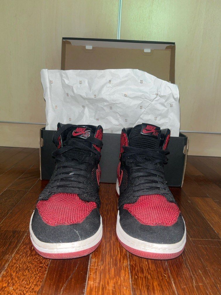 Jordan 1 discount bred flyknit