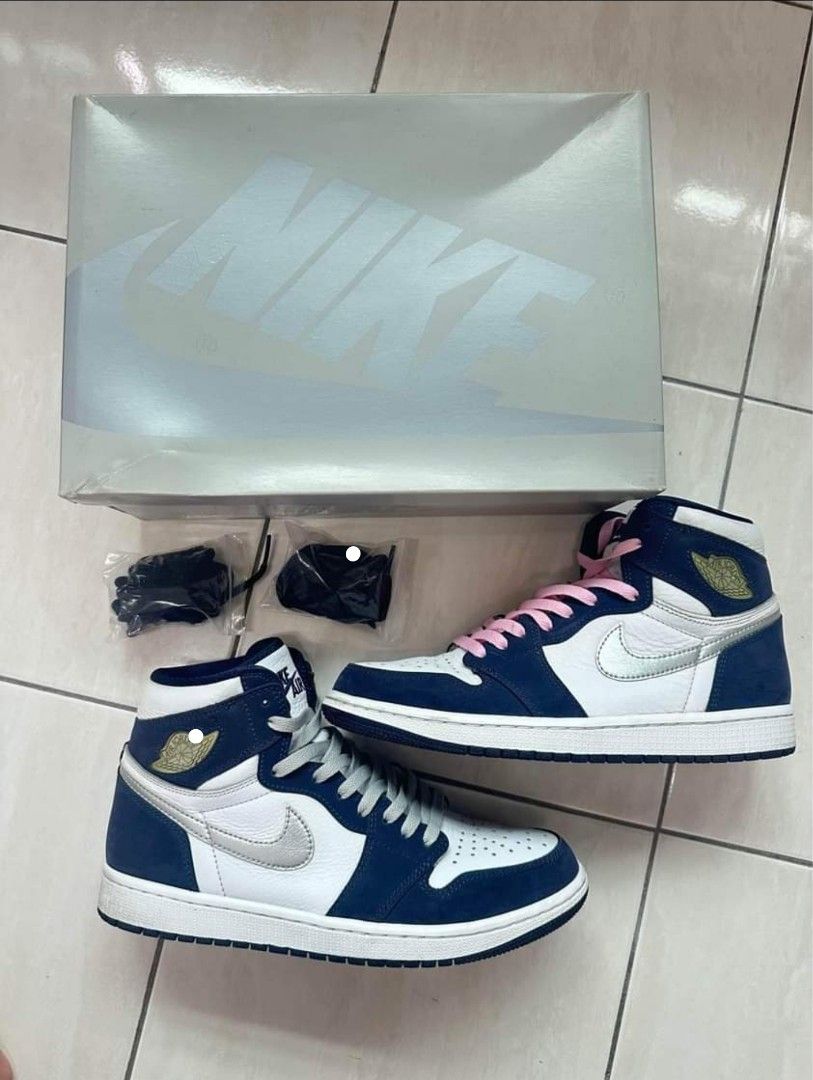 Air Jordan 1 Midnight Navy co.japan retro Men s Fashion