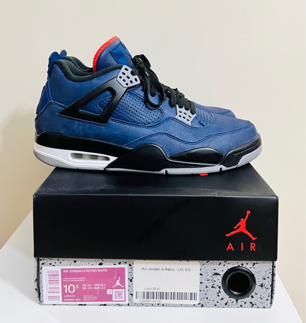 Jordan 4 hotsell wntr royal blue
