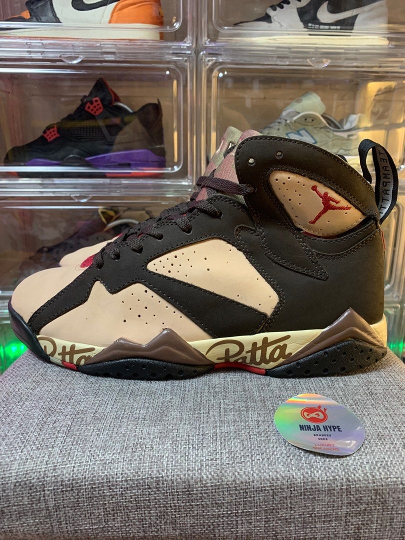 AIR JORDAN RETRO 7 PATTA SHIMMER AIR JORDAN RETRO 7 PATTA AIR JORDAN AJ 7 SHOES SNEAKERS SEPATU