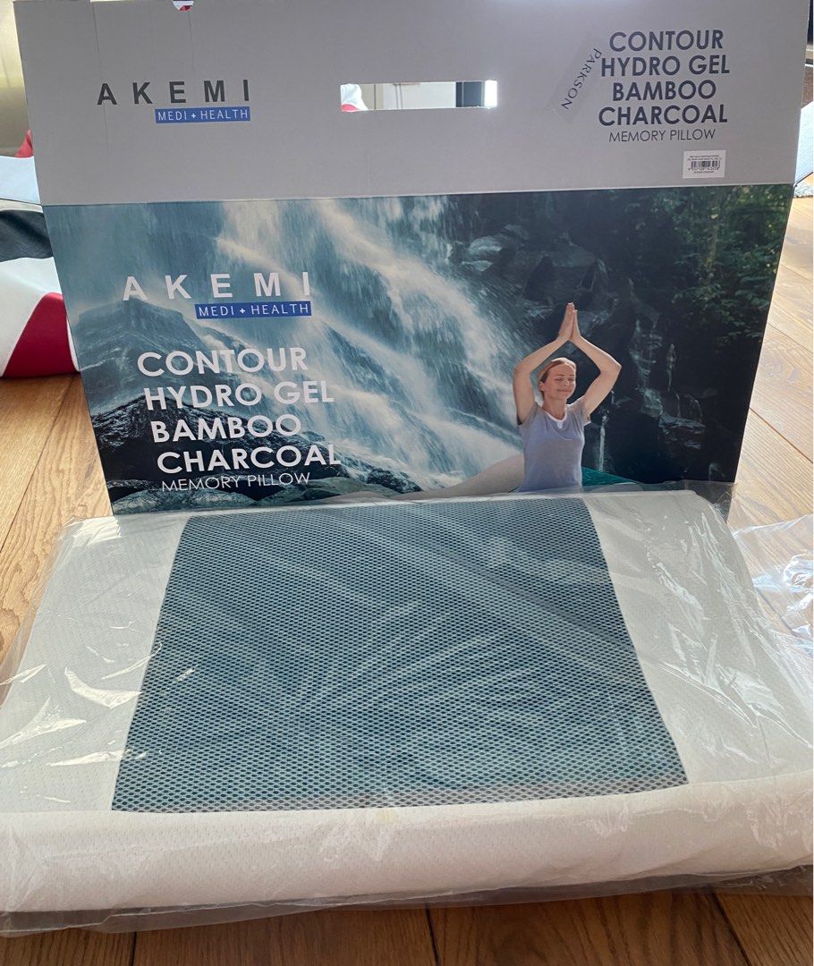 Akemi Contour Hydro Gel Bamboo Charcoal Pillows Furniture Home
