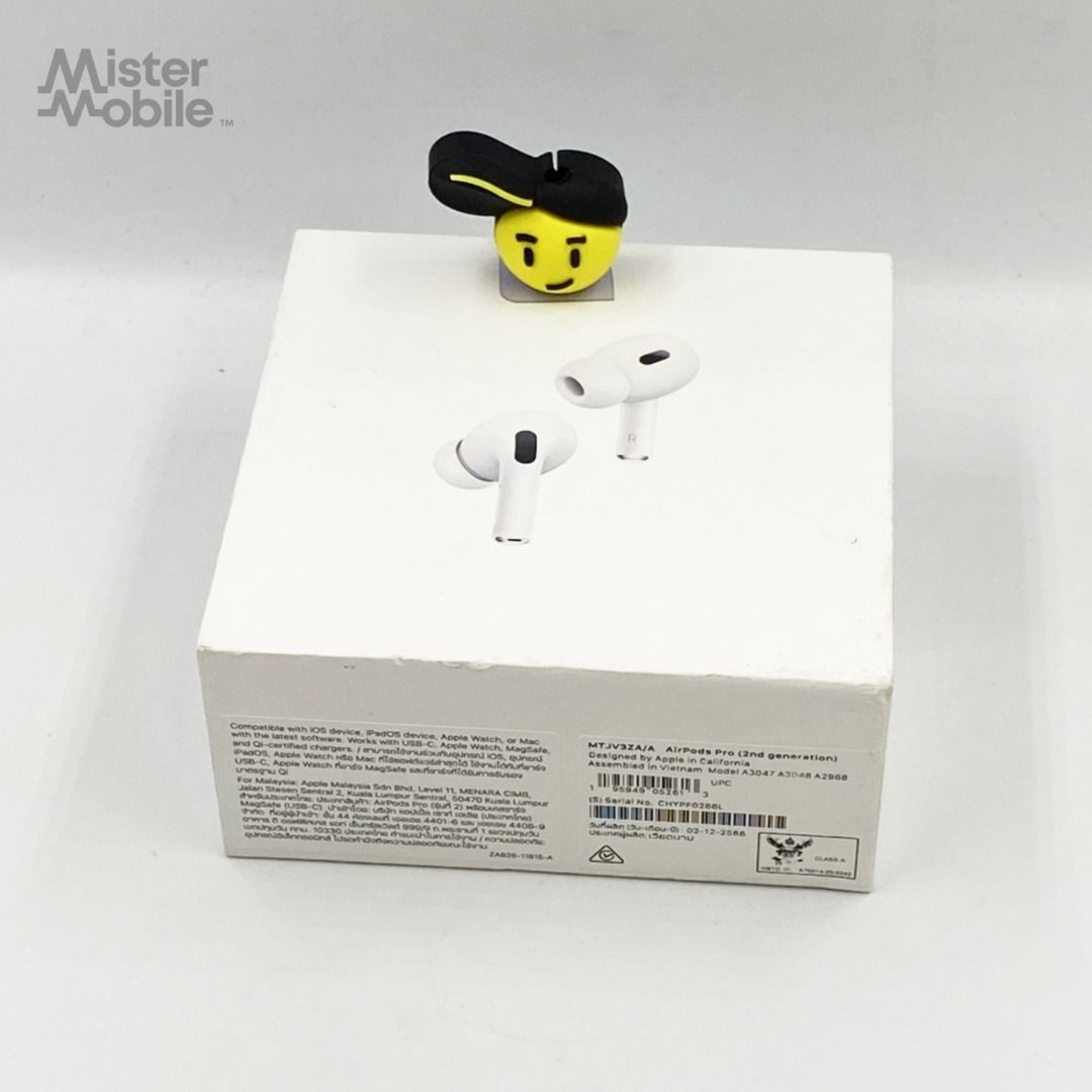 Apple Airpods Pro 2 MagSafe With USB-C Charging Case Local New Set (Category: Earphones) located in Singapore. Submitted by mistermobile (Listing ID 1257486832, Image 1). Description: ✨Hello Friend! Thanks for taking the first step into the World of Mister Mobile. As the leading One-Stop Mobile Service Provider in Singapore, all my brand new products are sourced from authorized distributors, official resellers or telcos to ensure authenticity and