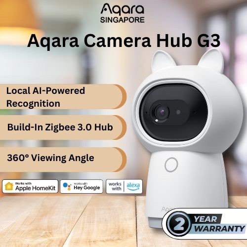 AQARA Camera Hub G3 with build in IR blaster cctv home camera monitor