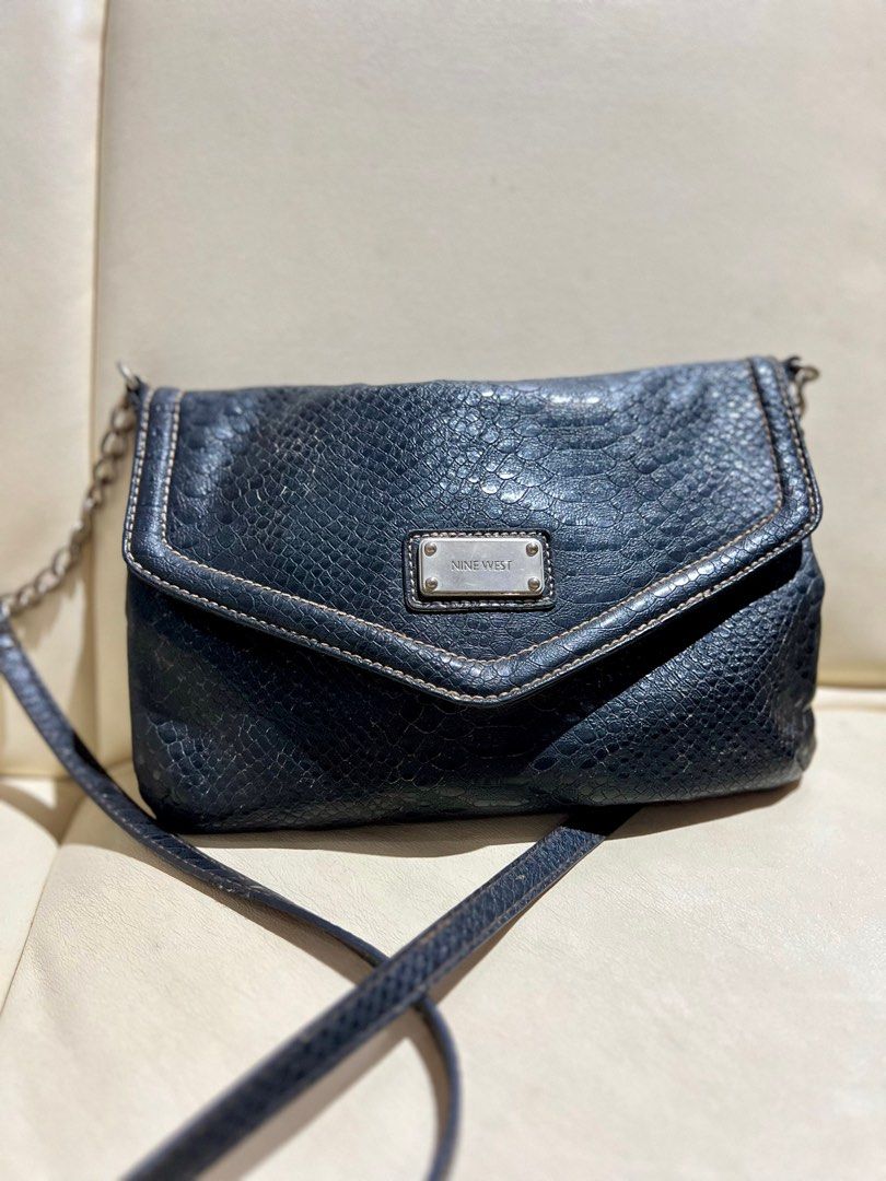AUTH Nine West Snakeskin Sling Bag Women s Fashion Bags Wallets Cross body Bags on Carousell