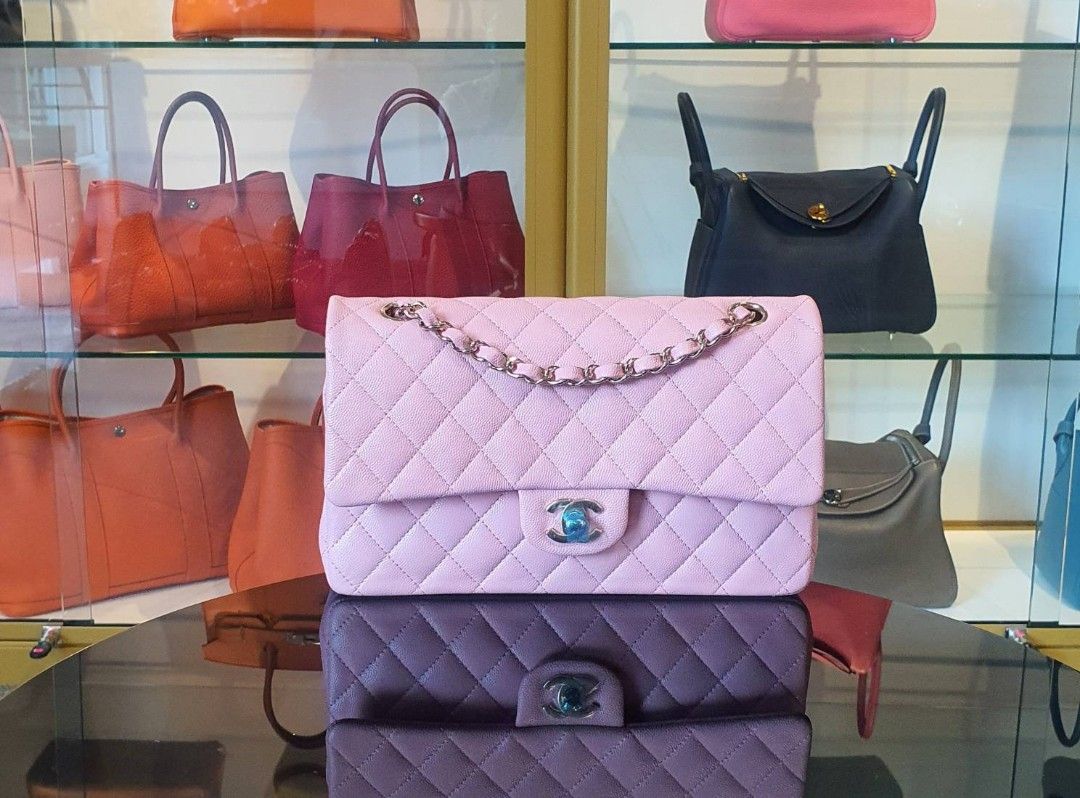 Chanel bag hotsell metal plate