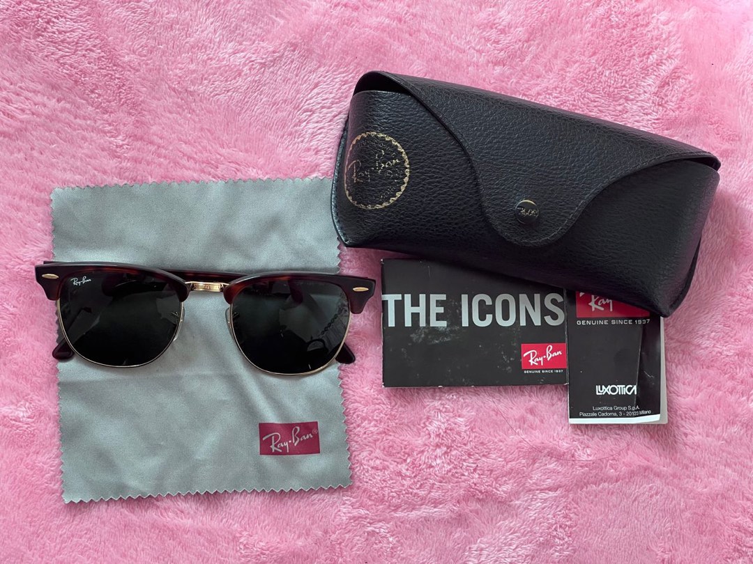 AUTHENTIC RAYBAN CLUBMASTER Men s Fashion Watches Accessories