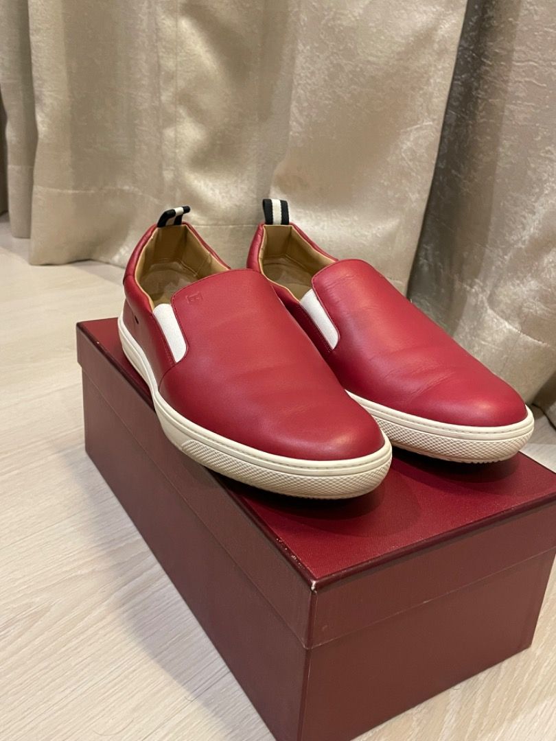 Bally Orniel Slip On Leather Shoes Men s Fashion Footwear